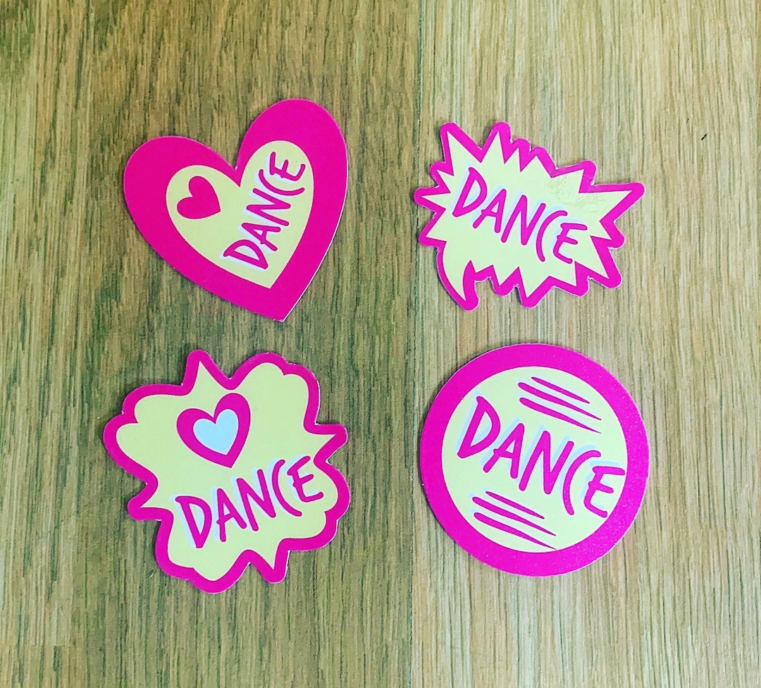 Dance Sticker Pack Dance Vinyl Decal Dance Vinyl Sticker Etsy