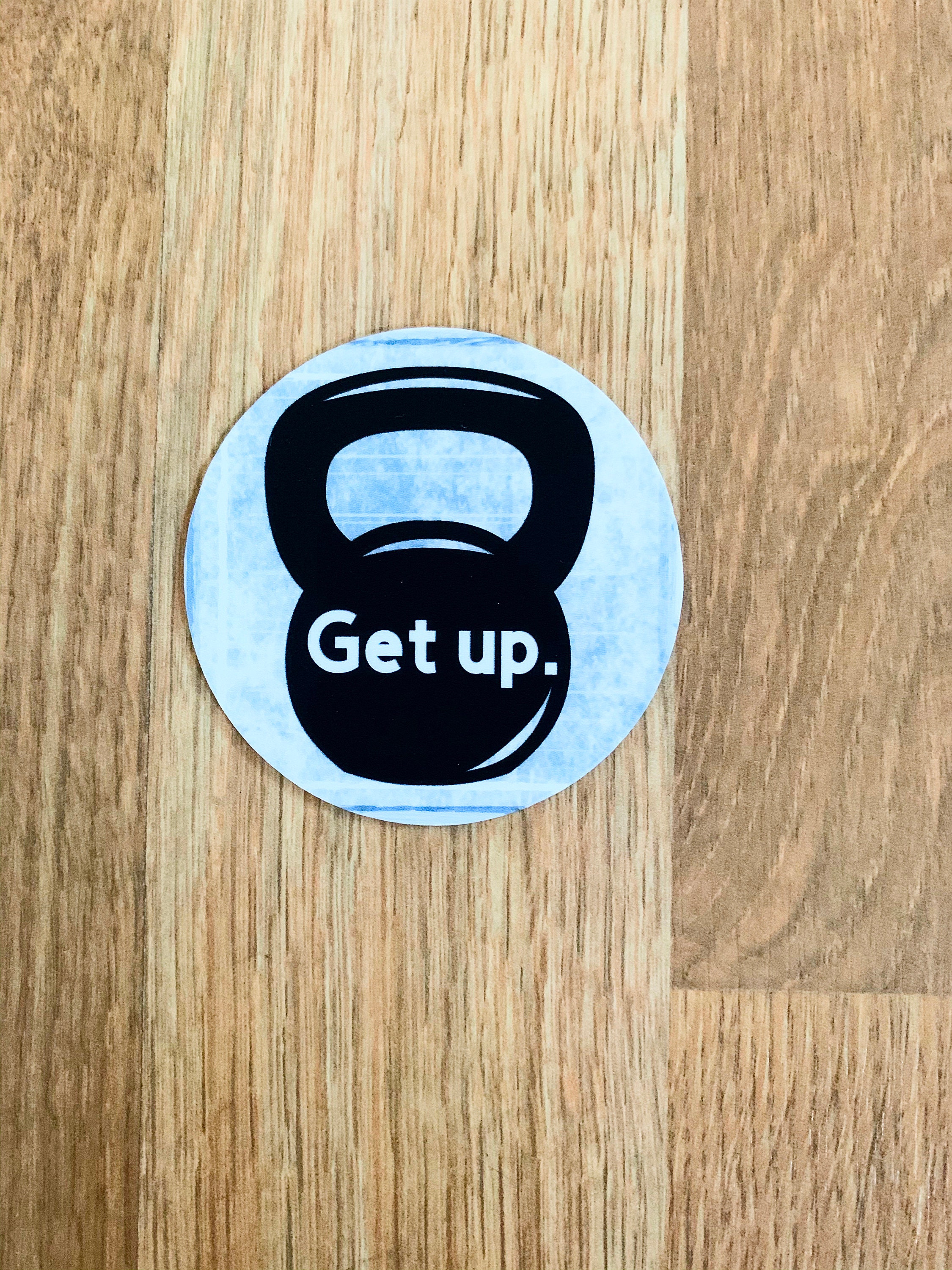 Kettlebell Sticker, Kettle Bell Gifts, Workout Decal, Workout Stickers
