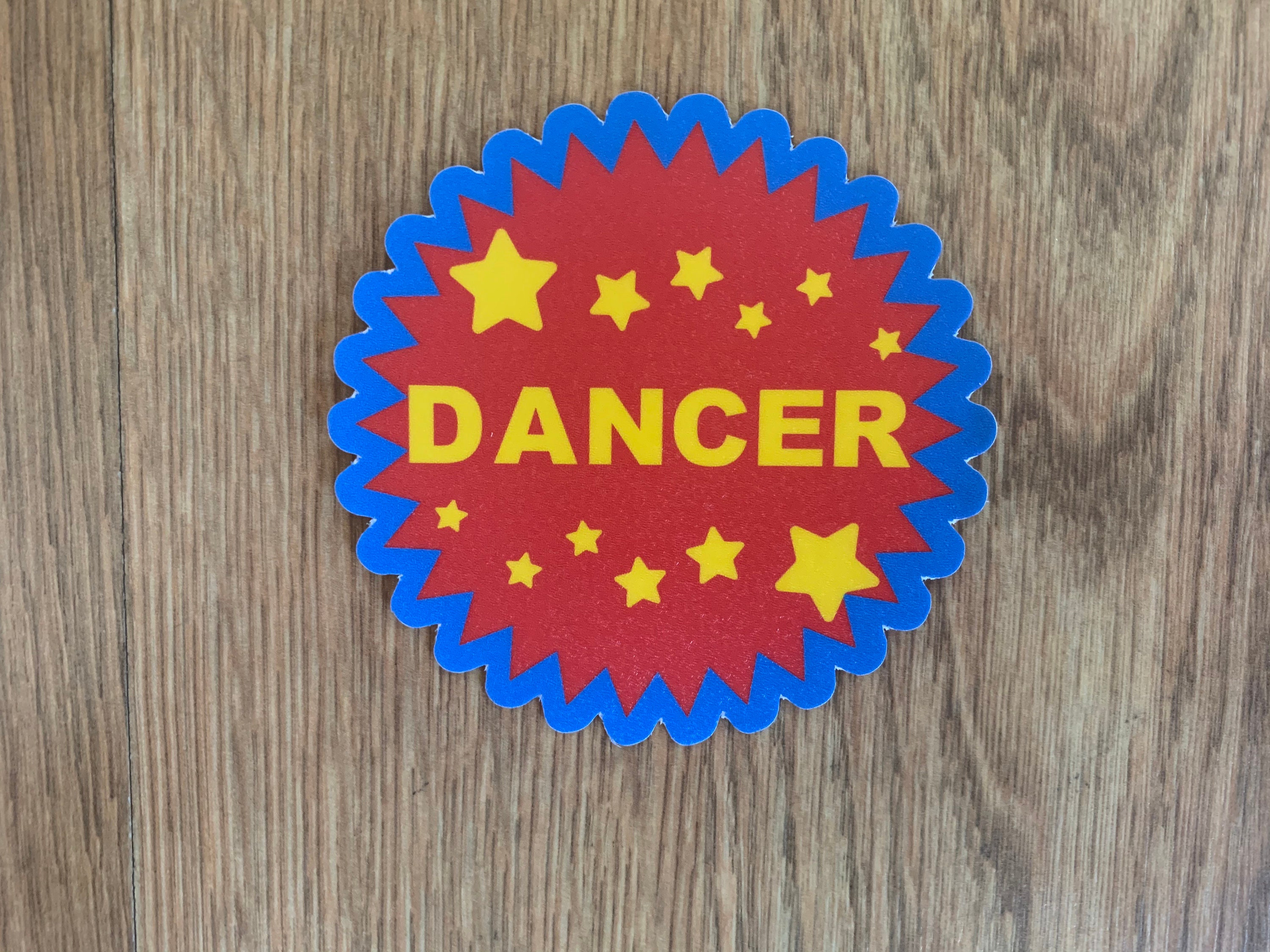 Dance Vinyl Decal Dance Vinyl Sticker Dance Stickers Dance Etsy