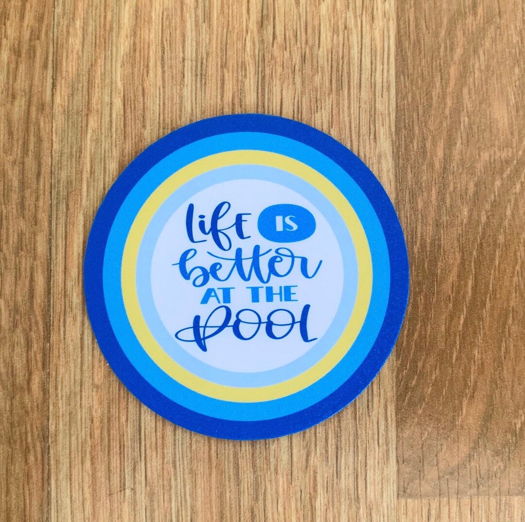 Swimming Pool Decal, Pool Sticker, Pool Decal, Summer Sticker, Summer