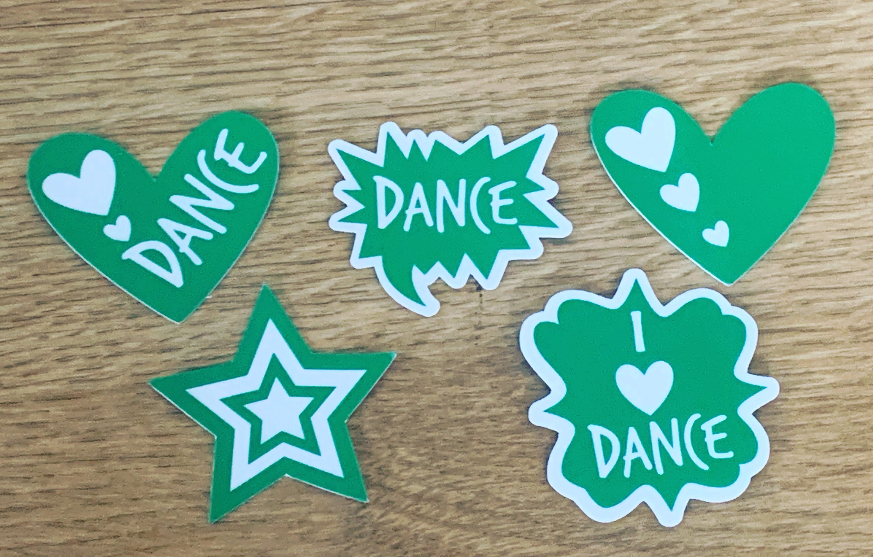 Dance Sticker Pack Dance Vinyl Decal Dance Vinyl Sticker Etsy