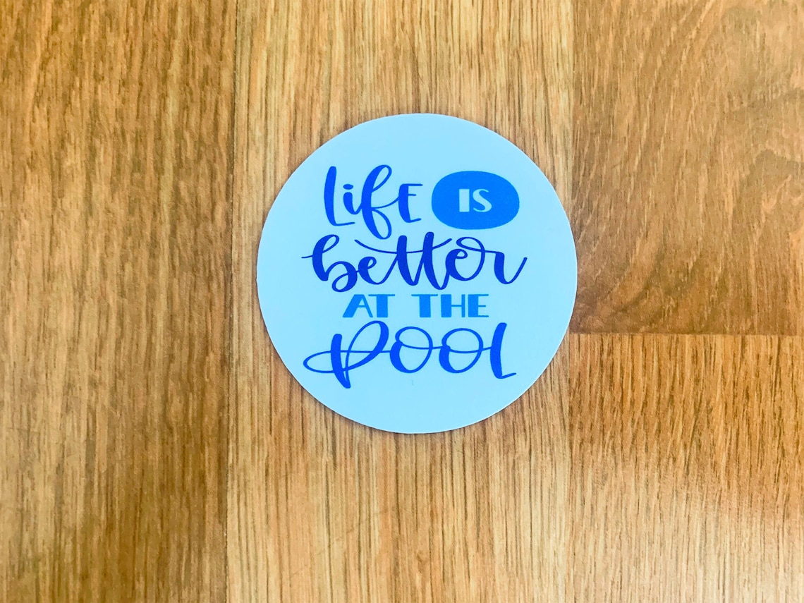 Swimming pool decal Pool Sticker Pool Decal Summer sticker Etsy