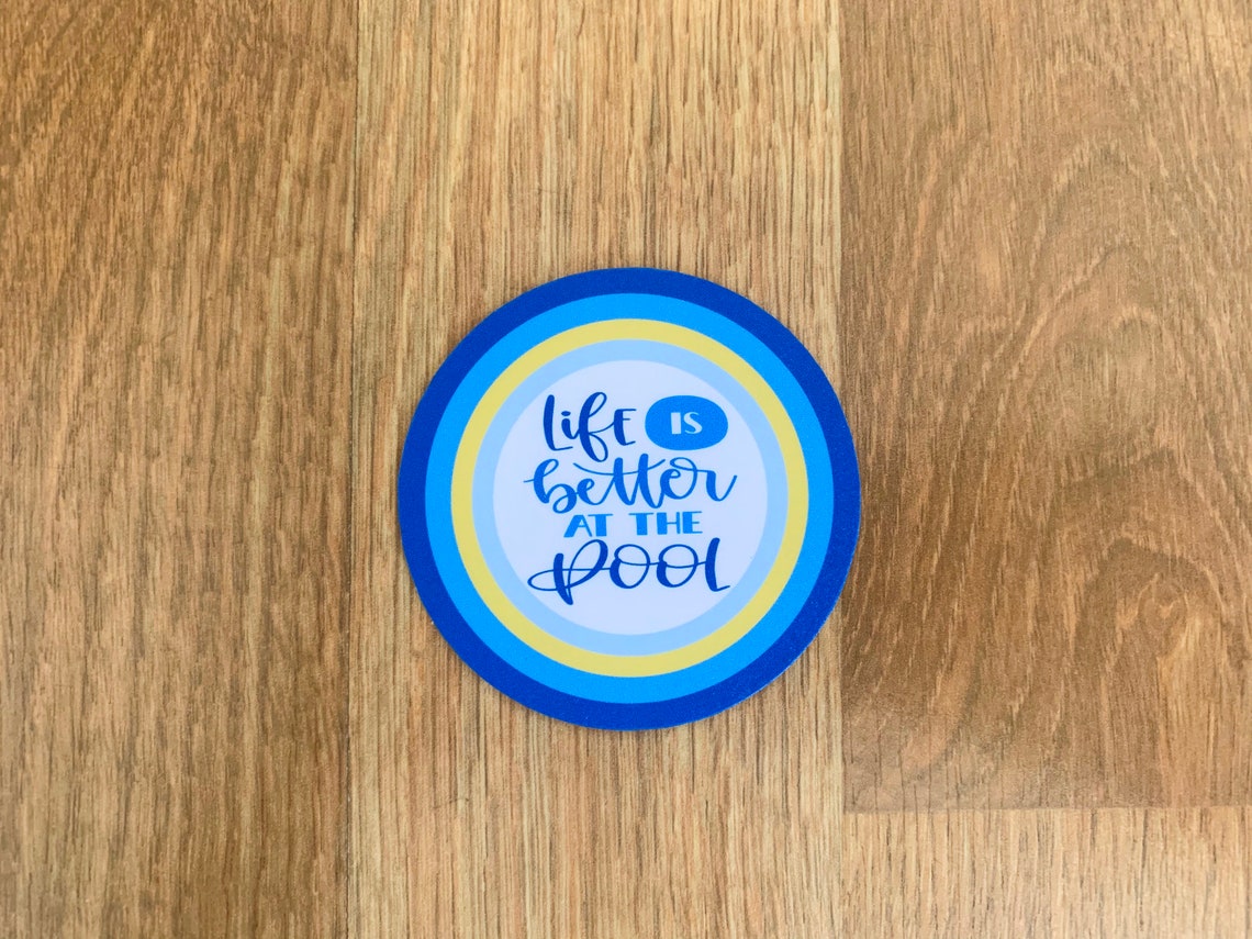 Swimming pool decal Pool Sticker Pool Decal Summer sticker Etsy