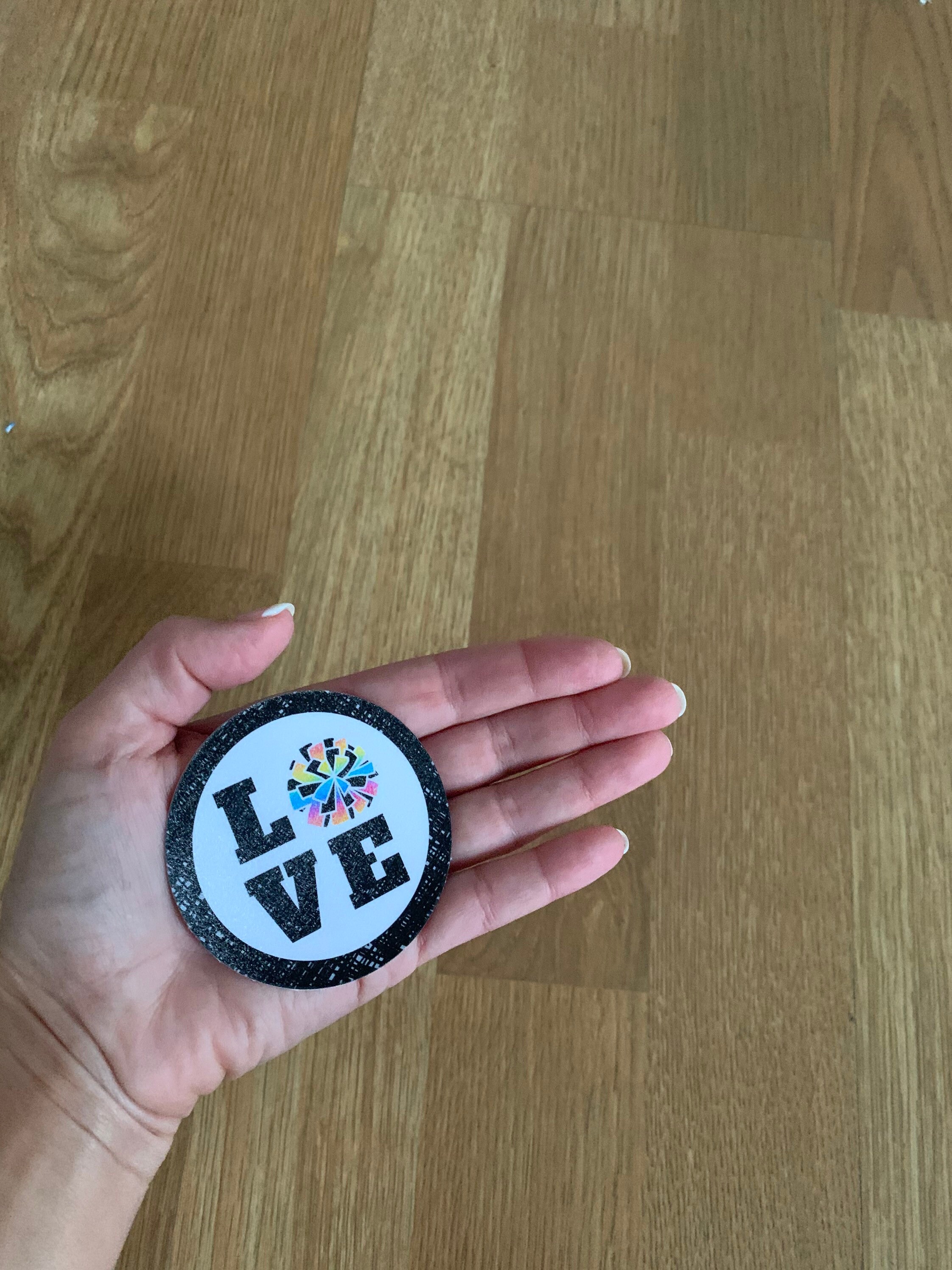 Cheer Sticker, Cheerleader Sticker, Cheer Gifts, Pom Pom Stickers ...