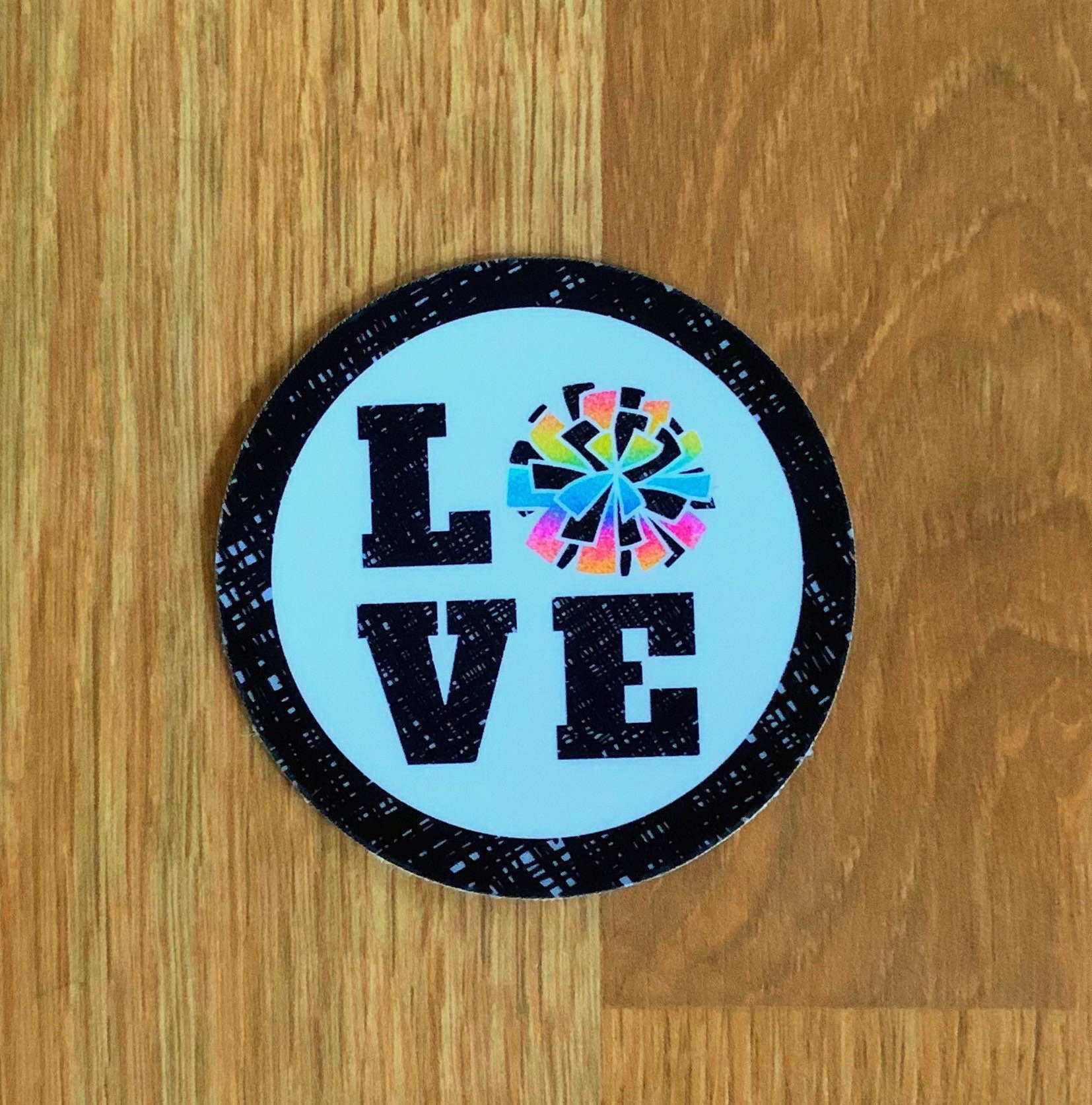 Cheer Sticker, Cheerleader Sticker, Cheer Gifts, Pom Pom Stickers ...