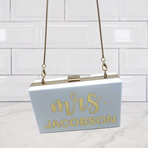 Bridal/Bachelorette/Engagement Acrylic Purse