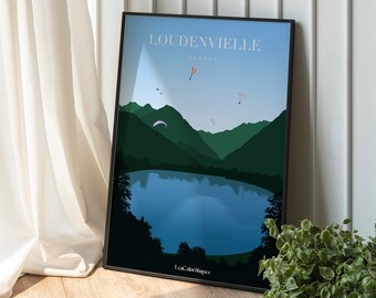 Póster decorativo - Loudenvielle Francia
