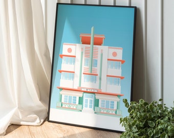 Póster de pared - Miami playa - Mc Alpin Hotel