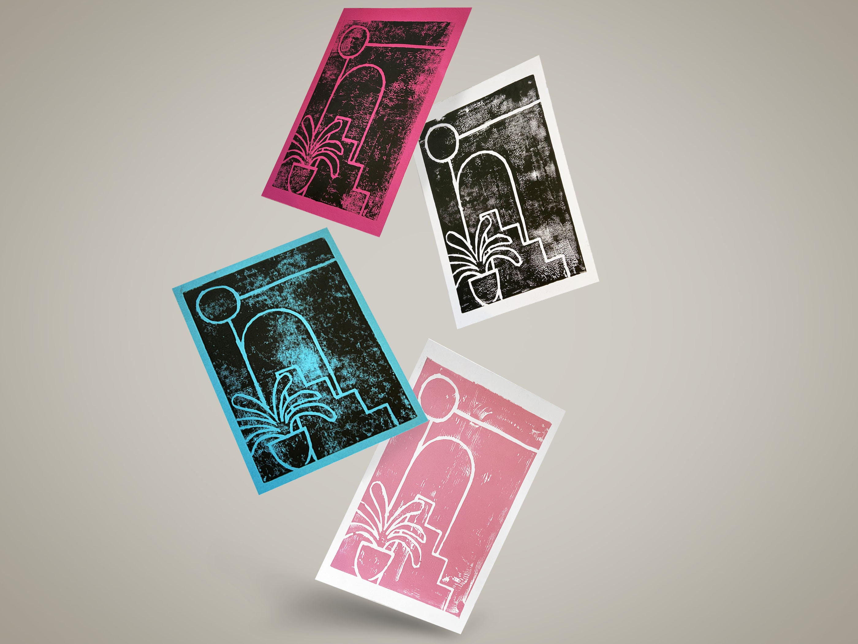 Linogravure Format A6