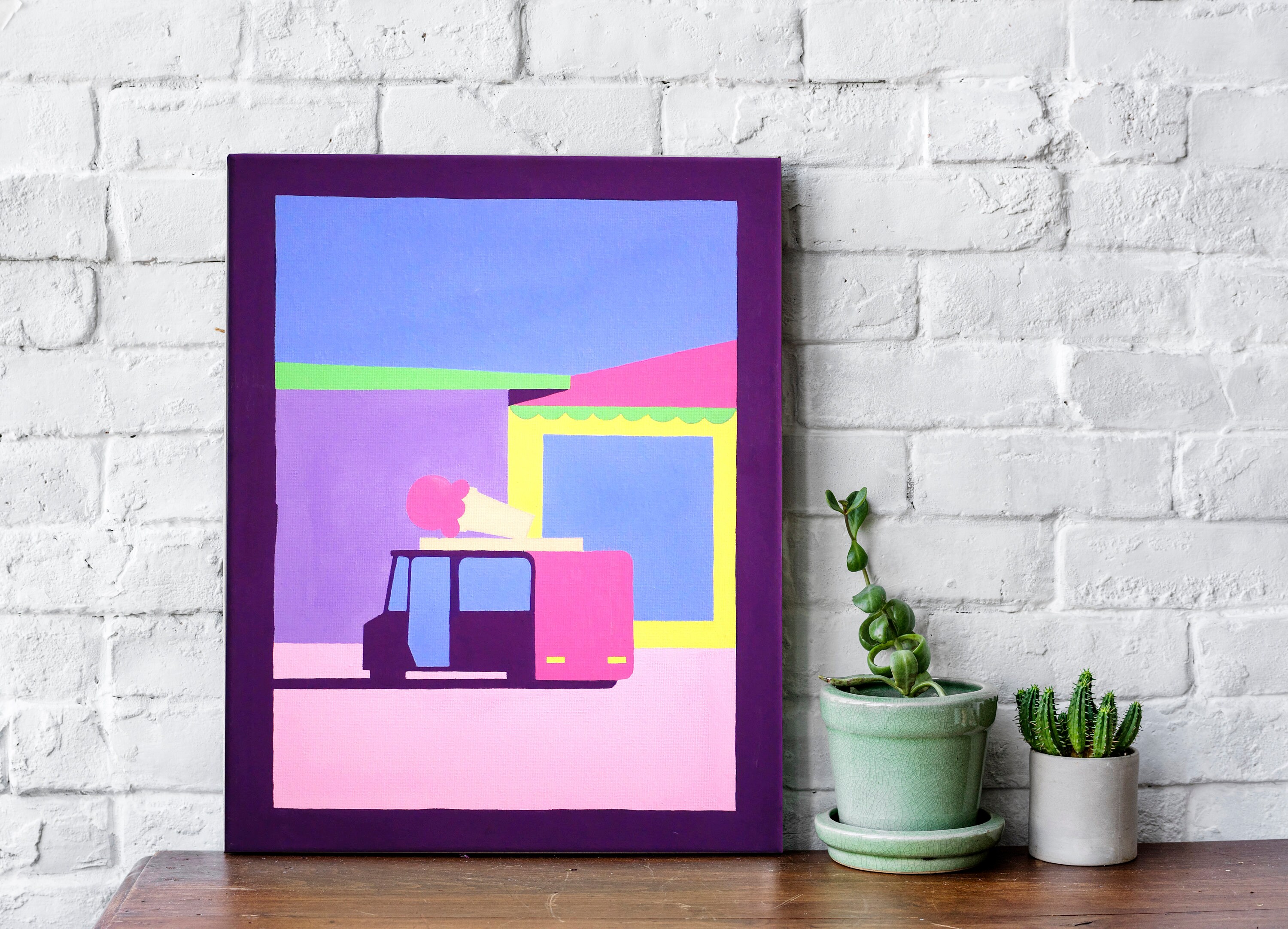 Tableau Décoratif Acrylique Ice-Cream in New York