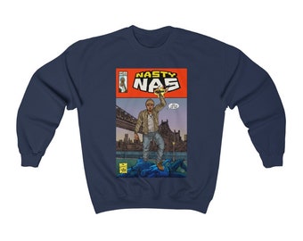 Nas "One Mic" Crewneck Sweatshirt