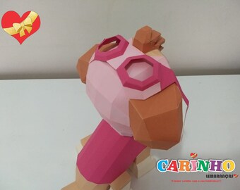 Dog Papercraft Low Poly (Download Now) 