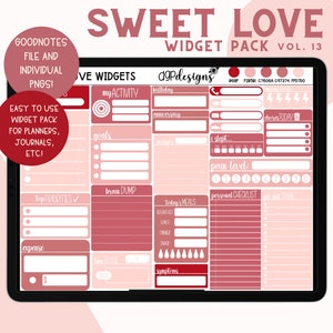 Planner Widgets, Basic Theme Stickers, Modern Digital Widget Stickers, Widgets for Planner, Widgets for Journals