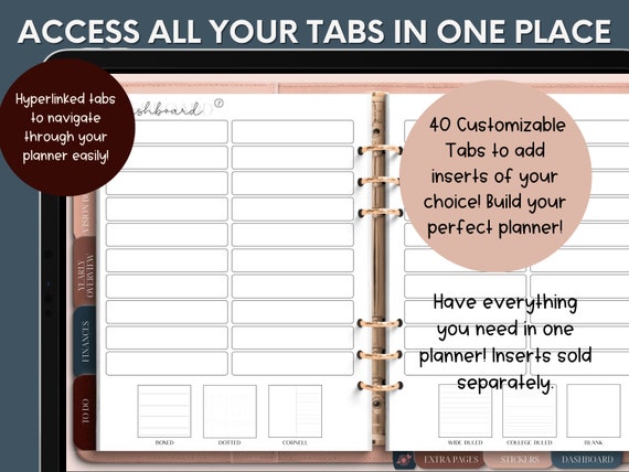 NEW Digital Reading Journal - Colorful Tabs — 2024 Digital Planners by  MADEtoPLAN