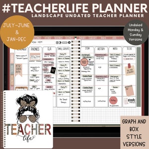 Digital Teacher Planner, Undated Teacher Planner, Lesson Planner, 2025-2026 Teacher Planner, Planner for Goodnotes, Teacher Digital Planner