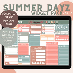 Planner Widgets, Basic Theme Stickers, Modern Digital Widget Stickers, Widgets for Planner, Widgets for Journals