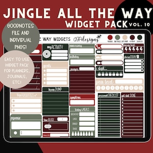 Planner Widgets, Basic Theme Stickers, Modern Digital Widget Stickers, Widgets for Planner, Widgets for Journals