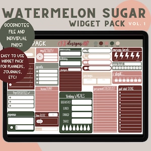 Planner Widgets, Basic Theme Stickers, Modern Digital Widget Stickers, Widgets for Planner, Widgets for Journals