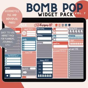 Planner Widgets, Basic Theme Stickers, Modern Digital Widget Stickers, Widgets for Planner, Widgets for Journals