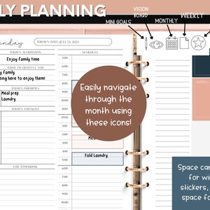2023-2024 DATED Black Girl Digital Planner Afro Midyear - Etsy