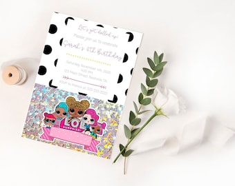 Carte De Surprise Lol Etsy