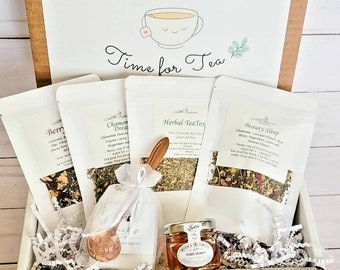 Calming Tea Box - Get Well Gift - Birthday Gift Box - Tea Gift - Mother's Day Gift