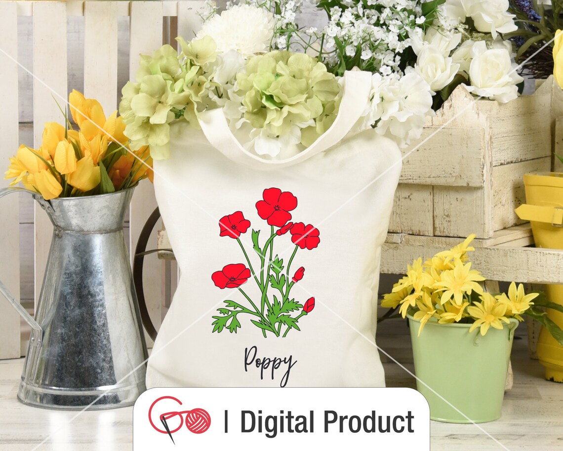 Free Free 224 Poppy Flower Svg Cutting File SVG PNG EPS DXF File