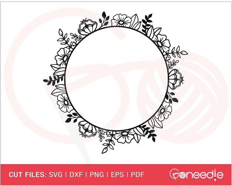 Download Art Collectibles Clip Art Silhouette Floral Monogram Svg Floral Leaf Wreath Svg Wreath Svg Floral Wreath Cut File For Cricut