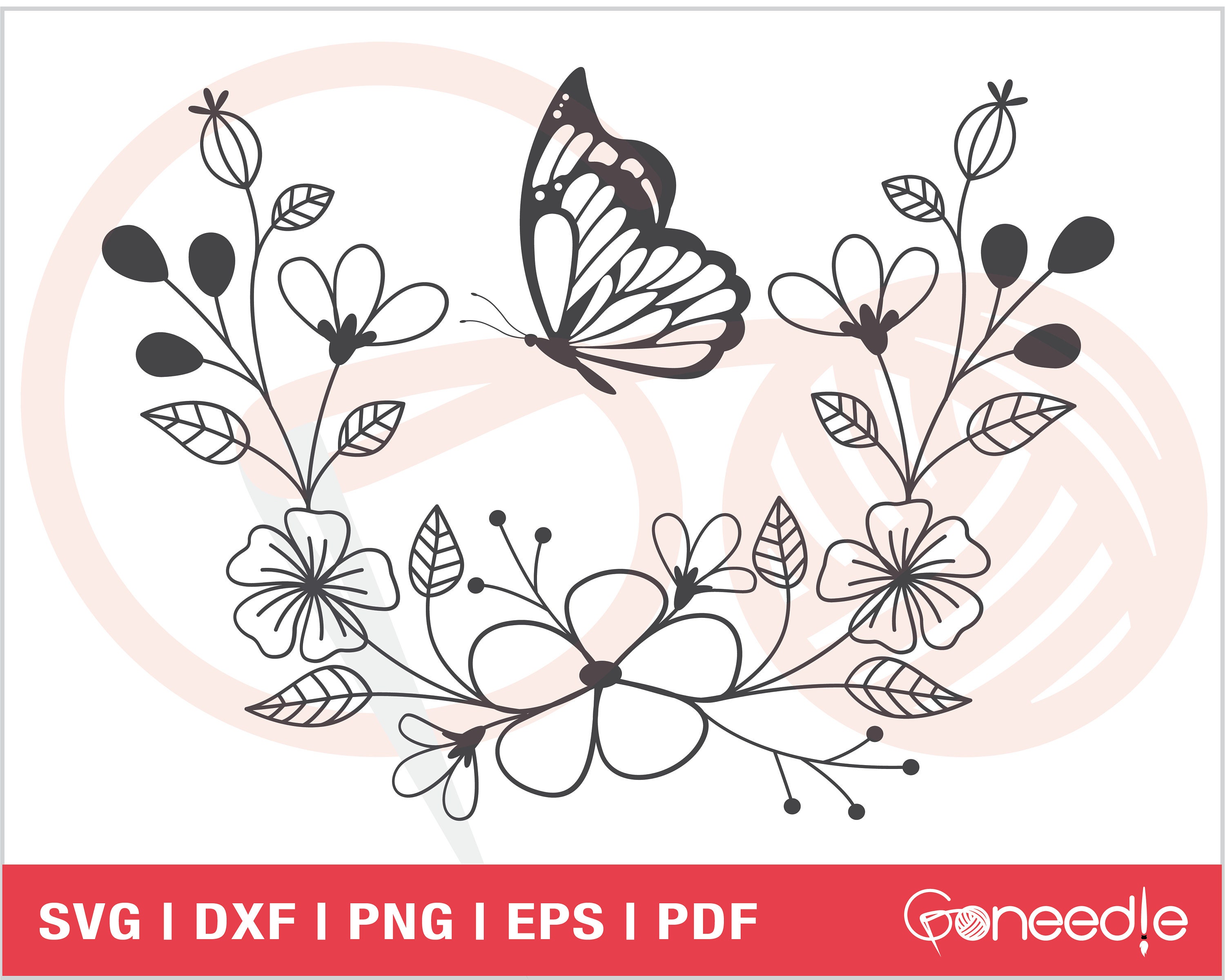 Butterfly Lady SVG