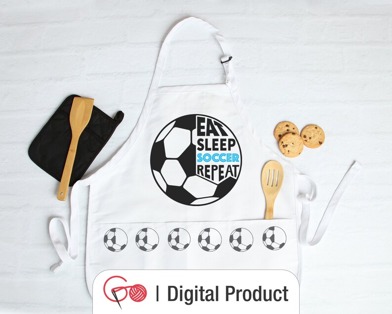 Eat Sleep Soccer Repeat SVG Cut File Soccer Life SVG | Etsy