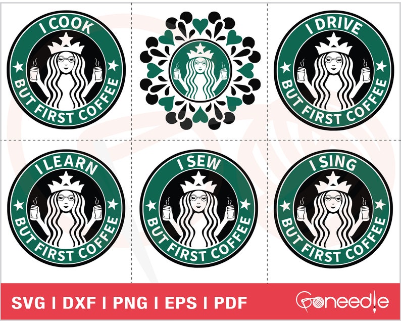 Download Starbucks Coffee First SVG Bundle Starbucks Logo SVG Coffee | Etsy