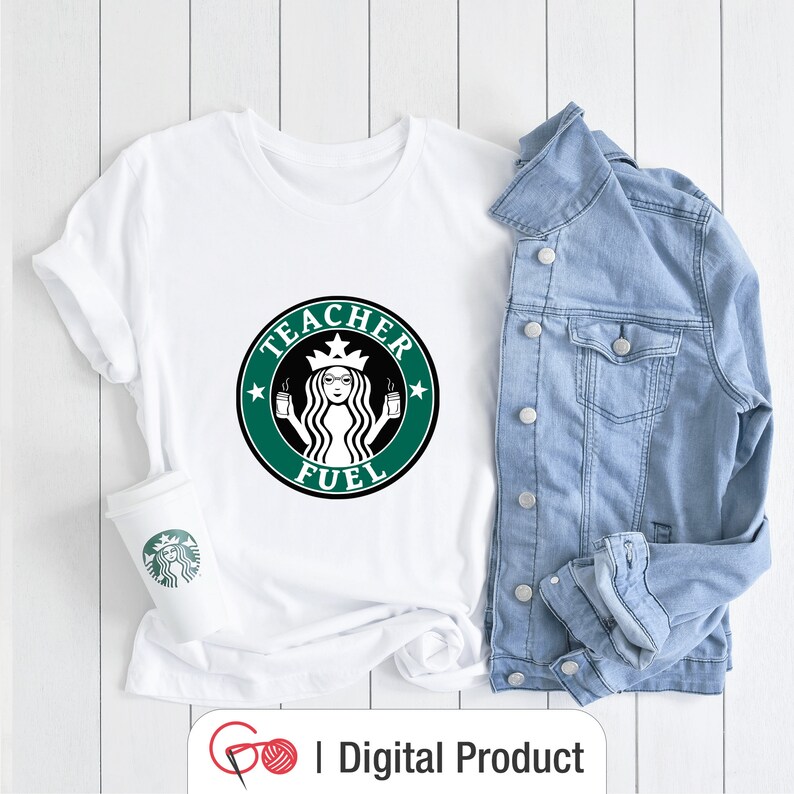 Download Teacher Fuel SVG Teacher Coffee svg Teacher Starbucks svg | Etsy