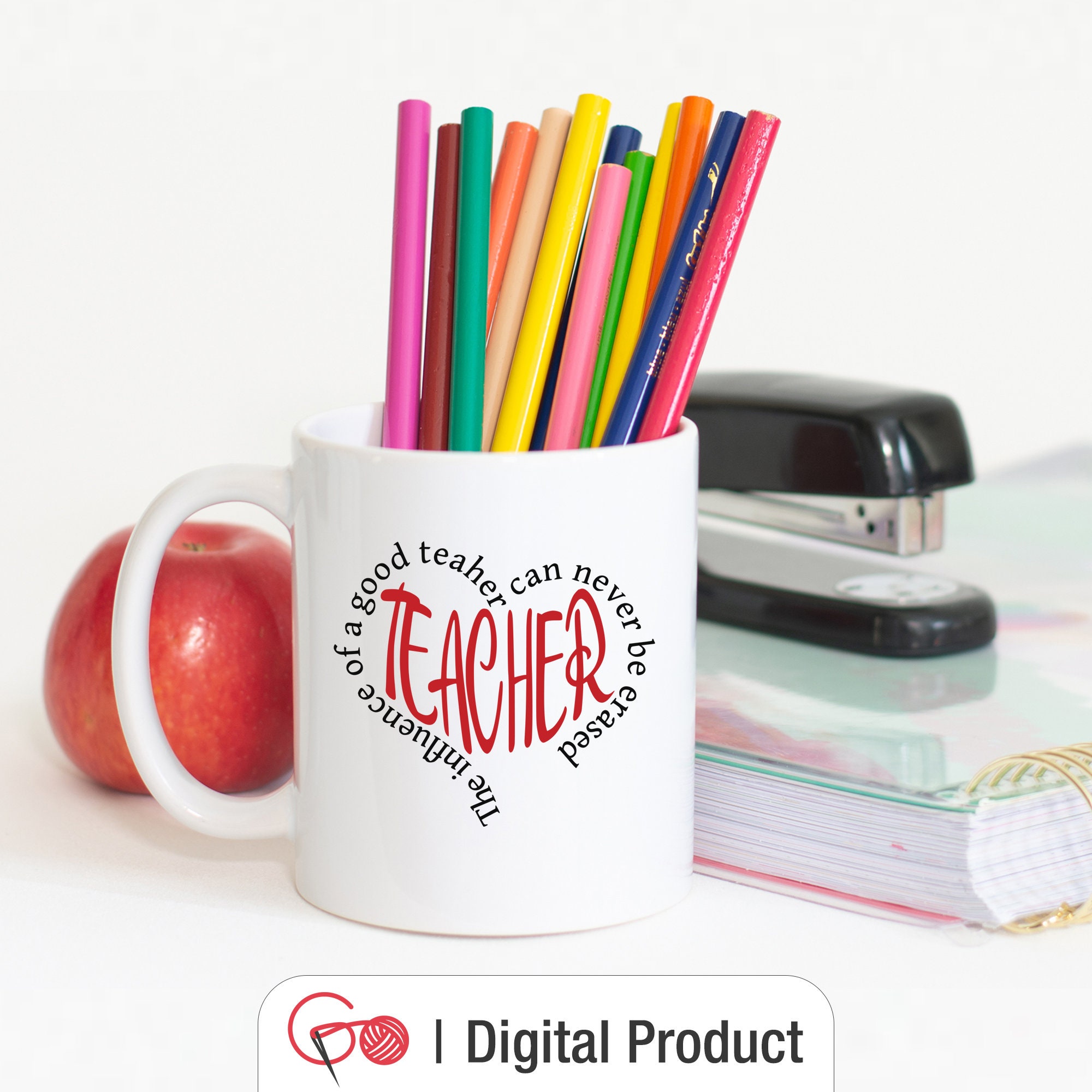 Teacher Appreciation SVG Cut File “the Influence of A Good Teacher ...