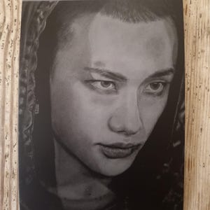 Hyunjin (Escape) from Stray Kids pencil Stetch