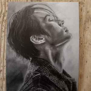 Lee know (side profile) from Stray Kids pencil Stetch