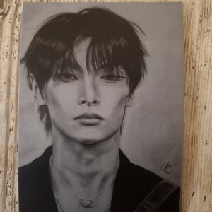 I.N from Stray Kids pencil Stetch