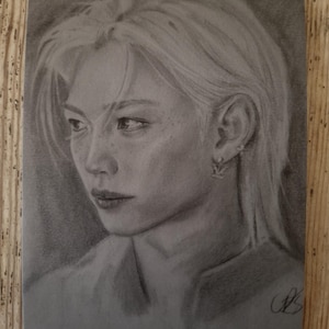 Felix  from Stray Kids pencil Stetch