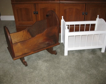 antique baby rocker cradle
