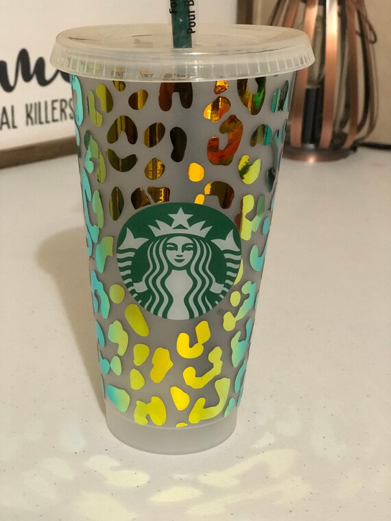 Download Free Full Animal Print Wrap Reusable Cold Starbucks Cup Etsy SVG Cut Files