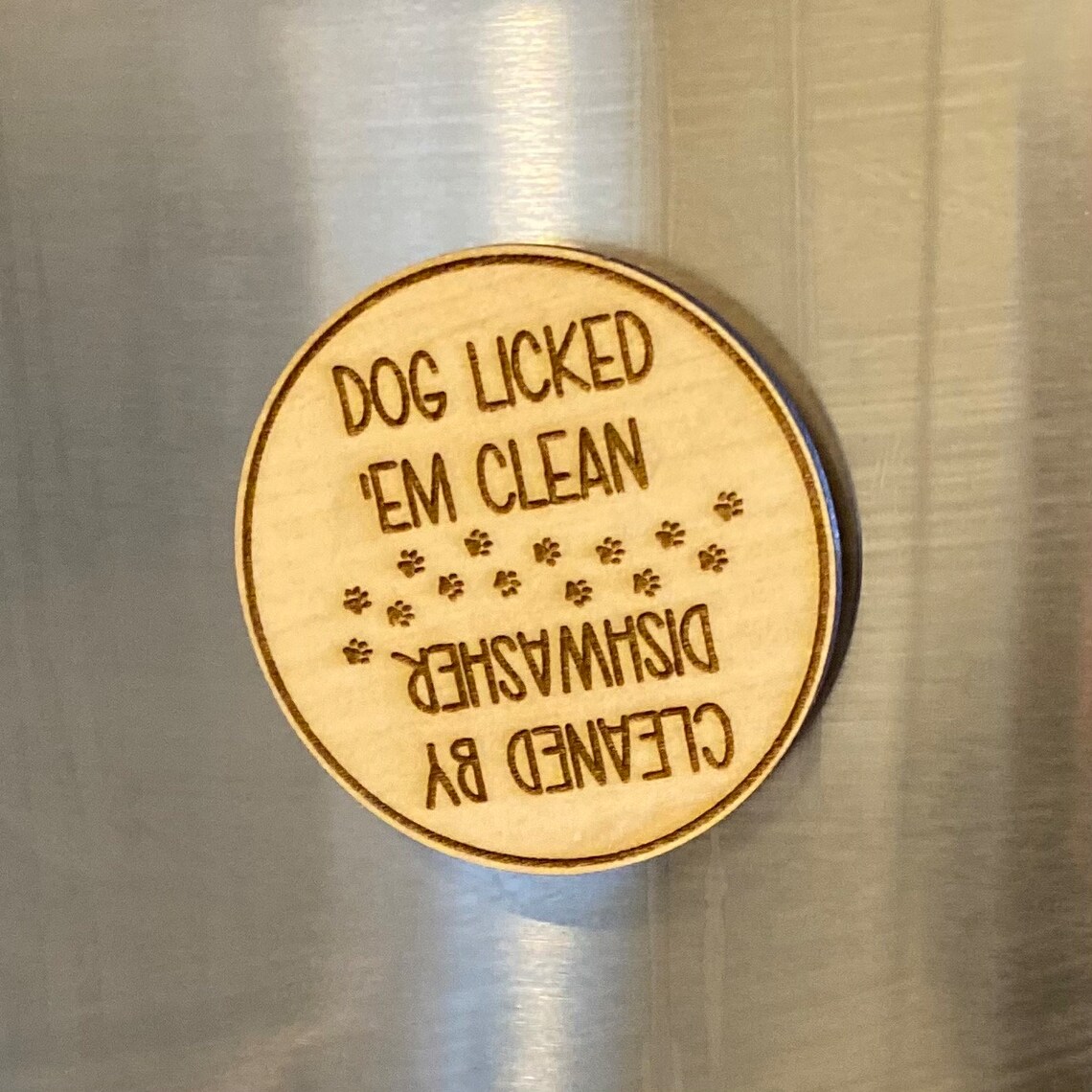 Funny Clean & Dirty Dishwasher Dog Licked em Dishwasher