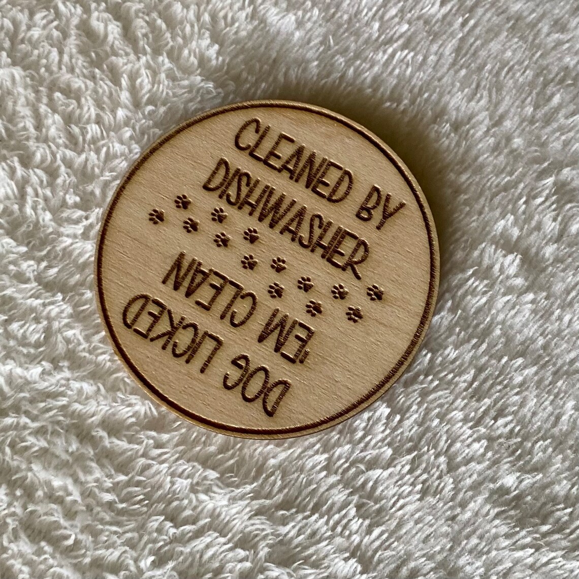 Funny Clean & Dirty Dishwasher Magnet, Dog Licked ‘em Dishwasher Magnet ...