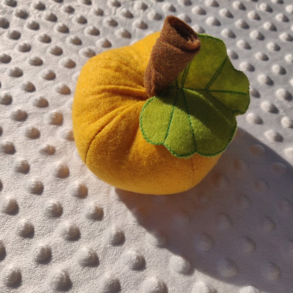 Felt Pumpkin Play Food