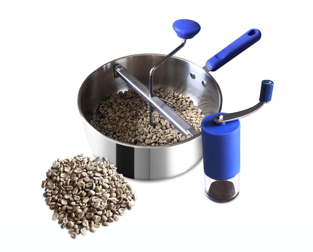 Home Coffee Bean Roaster Set by Cracking Beans Coffee, Complete With
