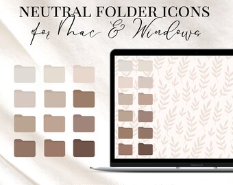 Neutral Folder Icon Picture Nude Desktop Folder Icons Desktop Folder Icons Aesthetic - Etsy Ireland