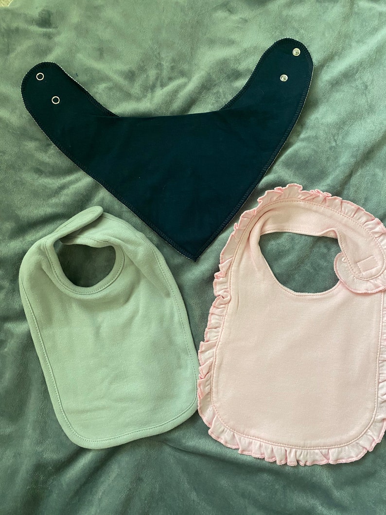 Embroidered Future fan boys bib baby shower gift Personalized college baby bib girls bib team name baby bib baby bib Custom baby bib