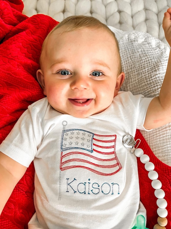 Usa Outfit Baby Boy BABAMOON 4th Of July Baby Girl Boy Outfit - Main Image