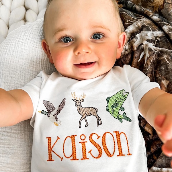 Baby Boy Hunting Clothing Etsy