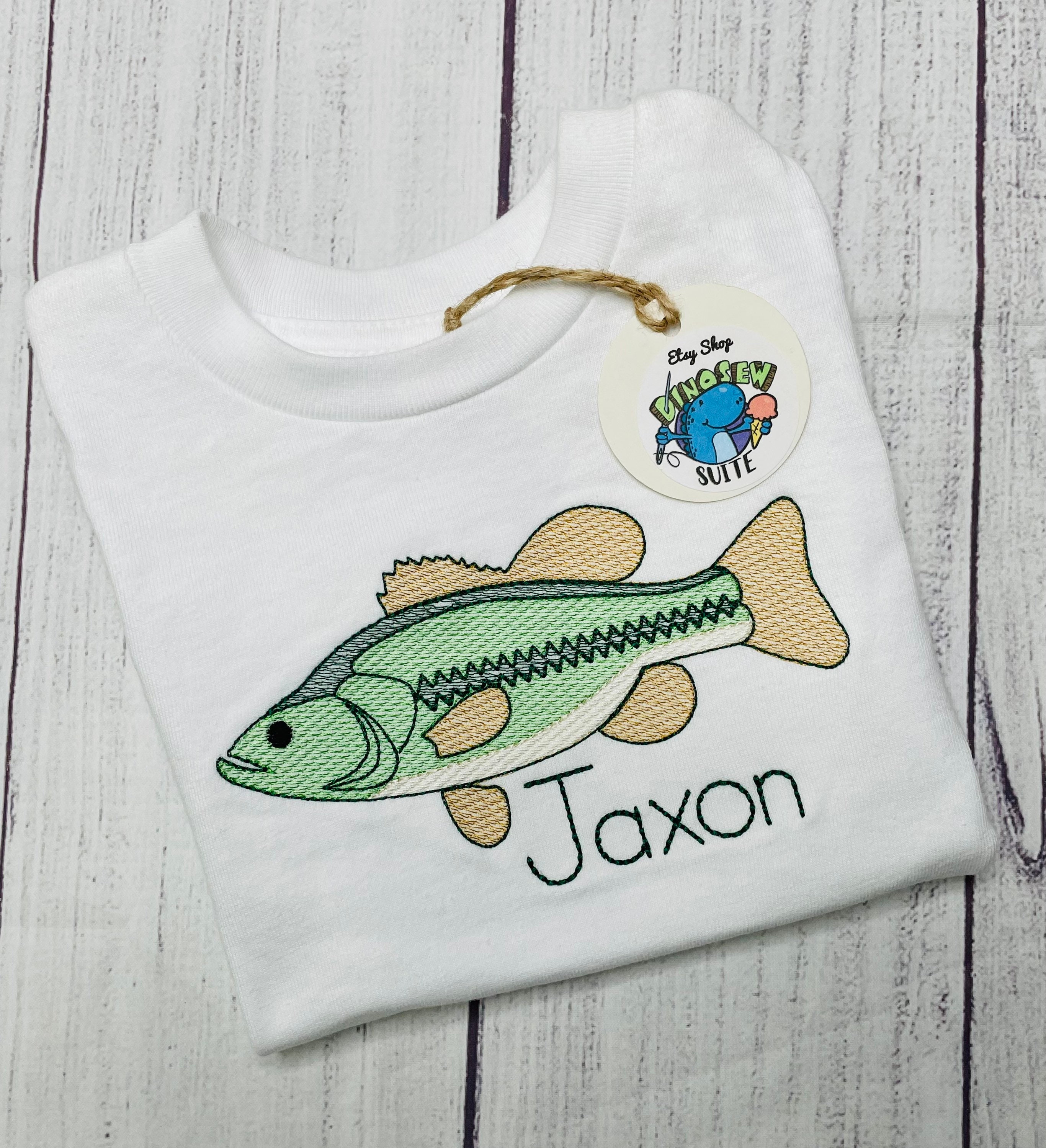 Gone Fishing Bass Fish Kid Boy Men Women Toddler Women T-shirt