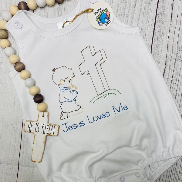 Boy Easter Applique Etsy