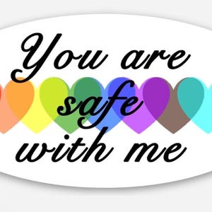 You Are Safe Here sticker